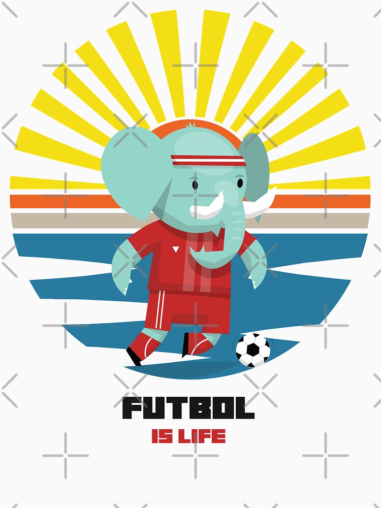 Futbol Is Life Elephant Soccer Star by TheWildFlix