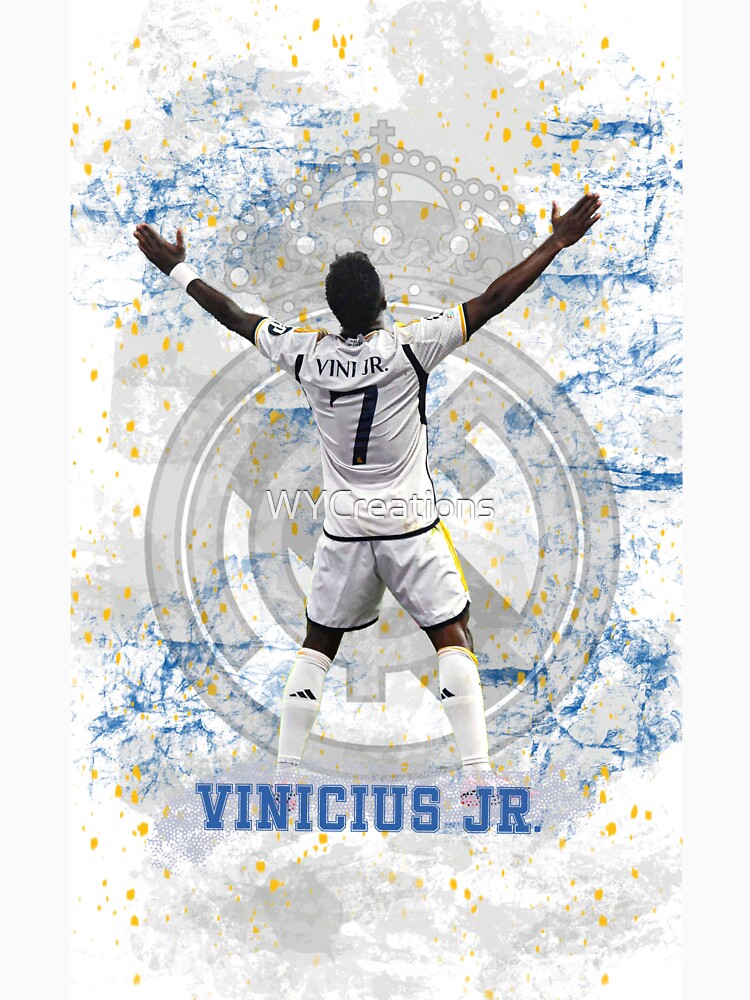 Vinicius Jr Real Madrid Iconic Celebration Design by WYCreations