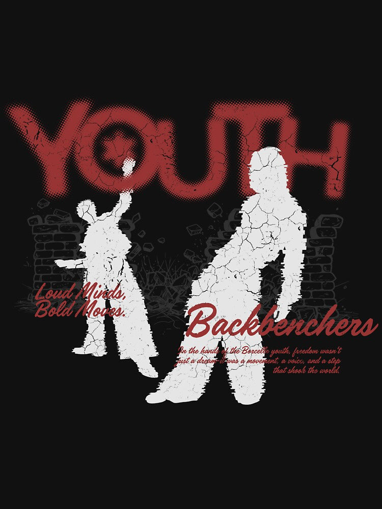 Youth oversized printed Hoodie by back-benchers