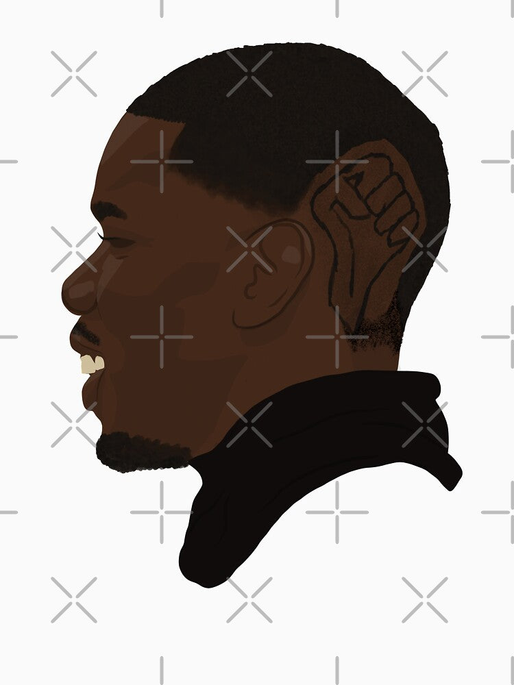 Paul Pogba Black Power Fist Hair MUFC by Hevding