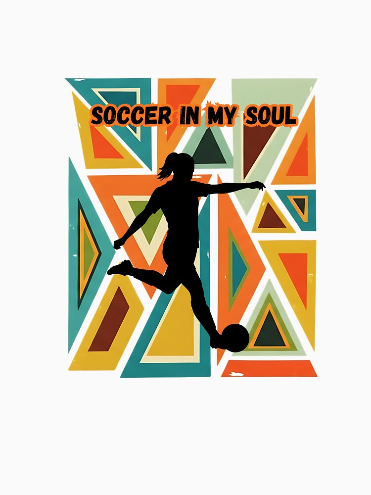 Just a Girl Who Loves Soccer – Women’s Soccer Graphic T-Shirt | Cute Soccer Lover Design by Lamagift