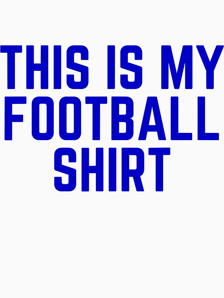 Football Team Colors Blue Game Day by atalia8932