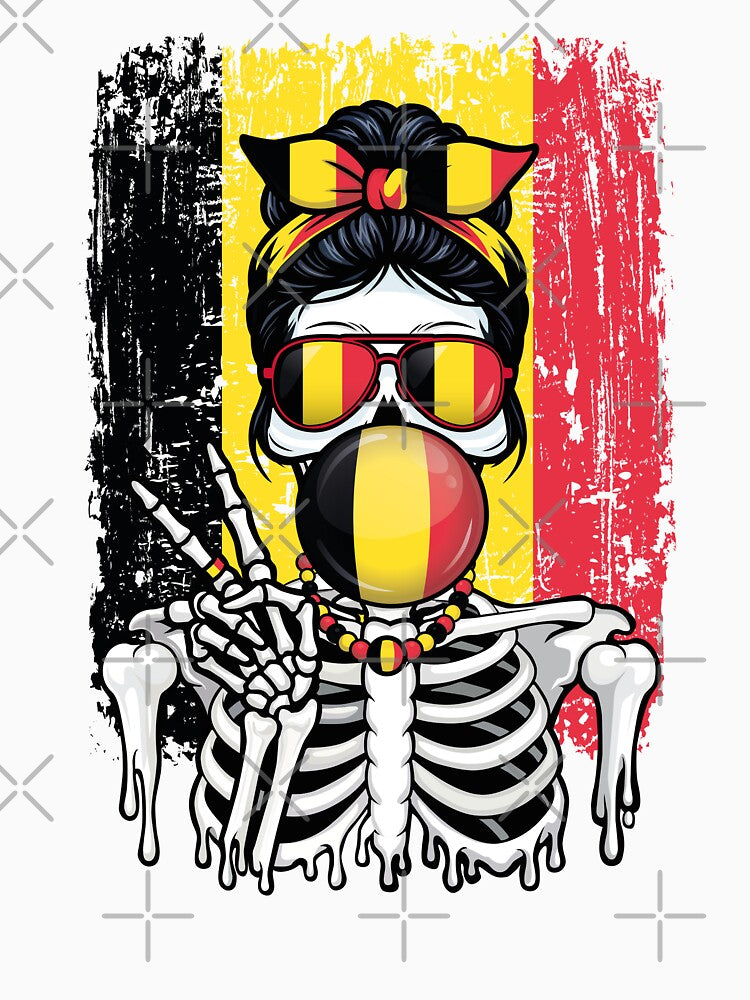 Belgium-Inspired Graphic Tee for Everyday Style by Colorful Designs