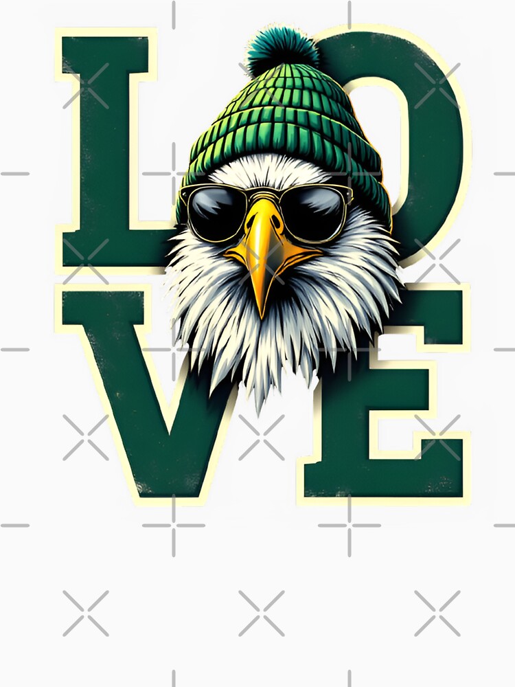 Eagle Inspirational - Cool Eagle Vintage Soccer by KamalaDesign