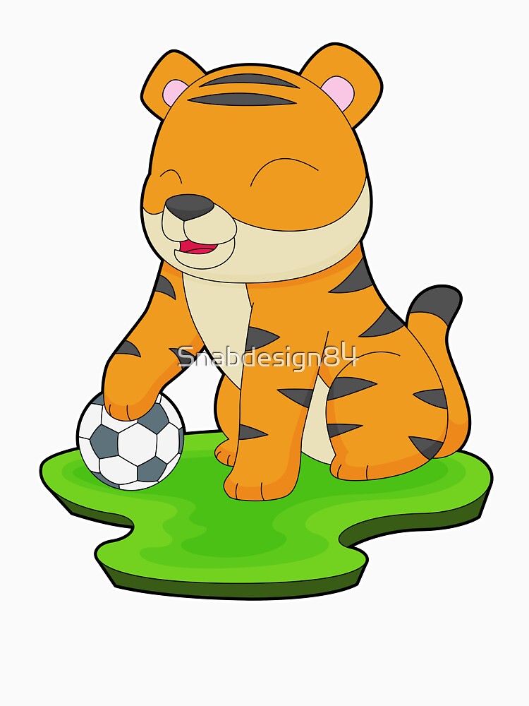 Tiger Soccer player Soccer by Snabdesign84