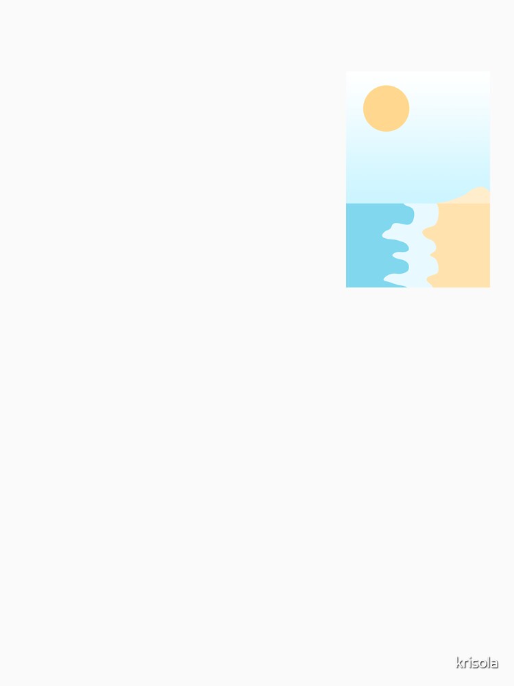 Minimalist Beach Landscape by krisola