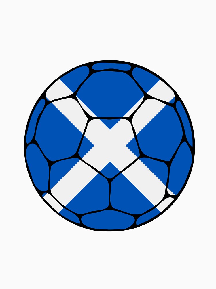 Scotland Flag Soccer Ball by ehgraphics15