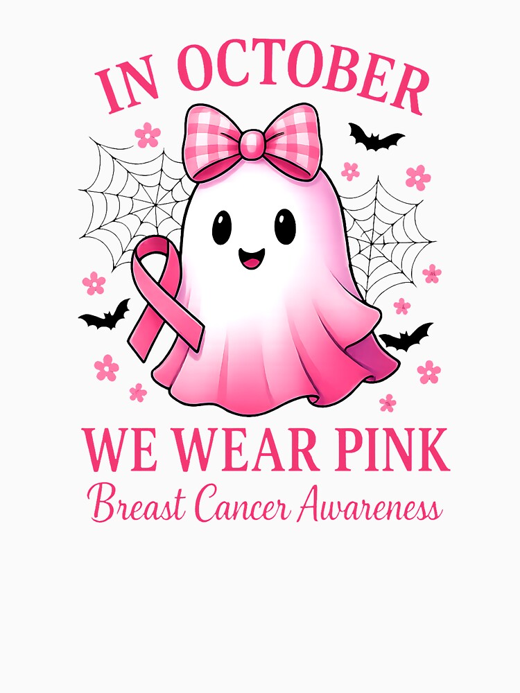 In October We Wear Pink Breast Cancer Awareness by TalalosART