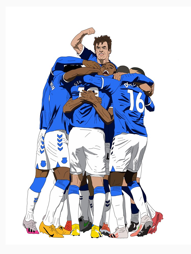 Liverpool 0 Everton 2 Celebrations by TheSportsDraw