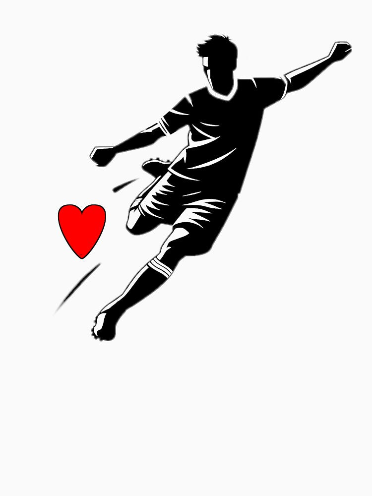 Love & Soccer Era - Heart Goal Striker Matching Couple by Abibless1998