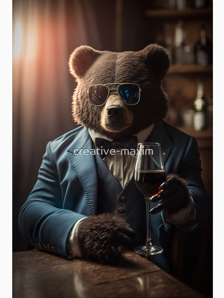 The Art of Celebration: Toasting to Corporate Triumph with the Bear by creative-maxim