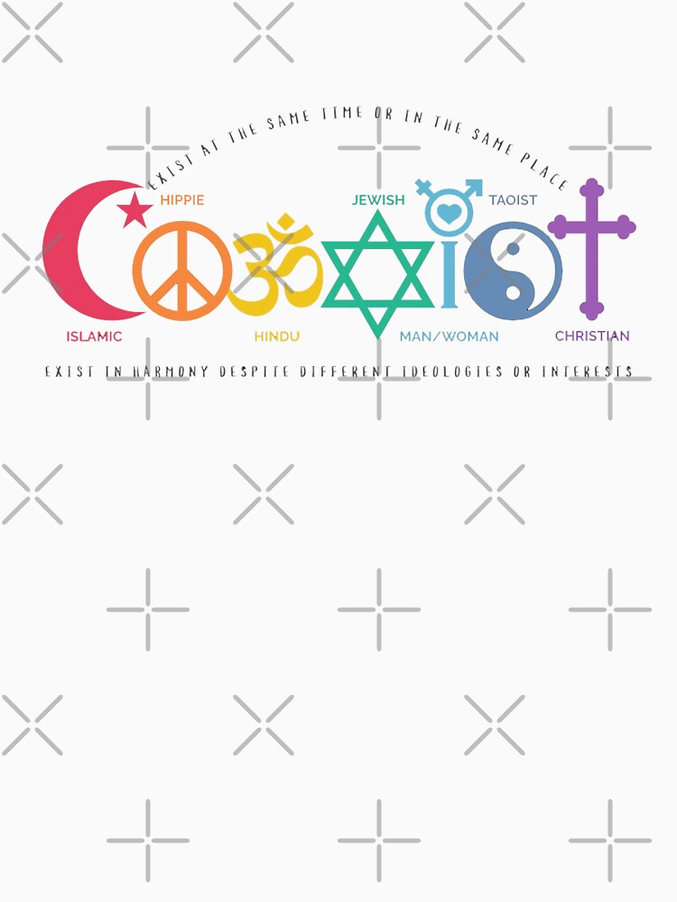 Coexist Symbol rainbow by Inked-Attire