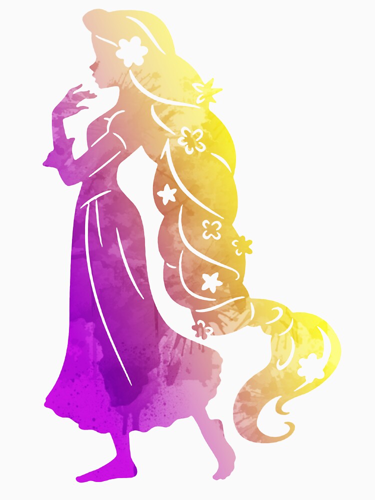 Magical Long Hair Silhouette Art by ShadowsInspired