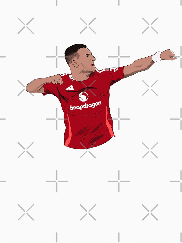 Diogo Dalot Punch Goal Celebration by Hevding