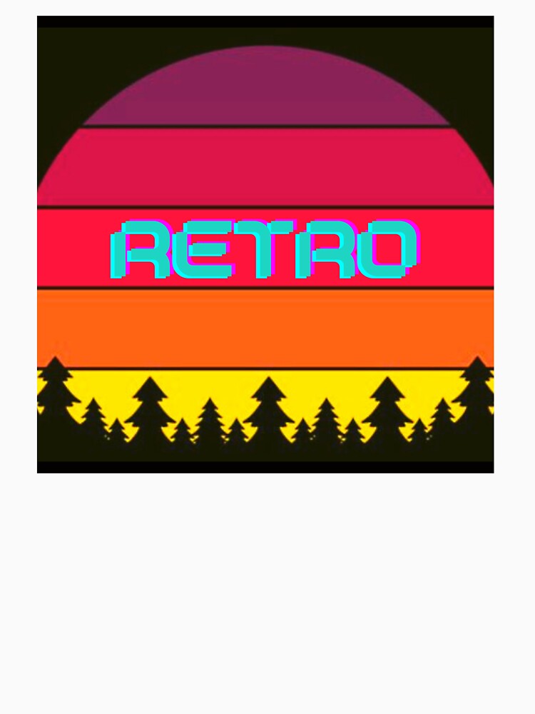 Retro Sunset Slim fit Tshirt. by shashank248