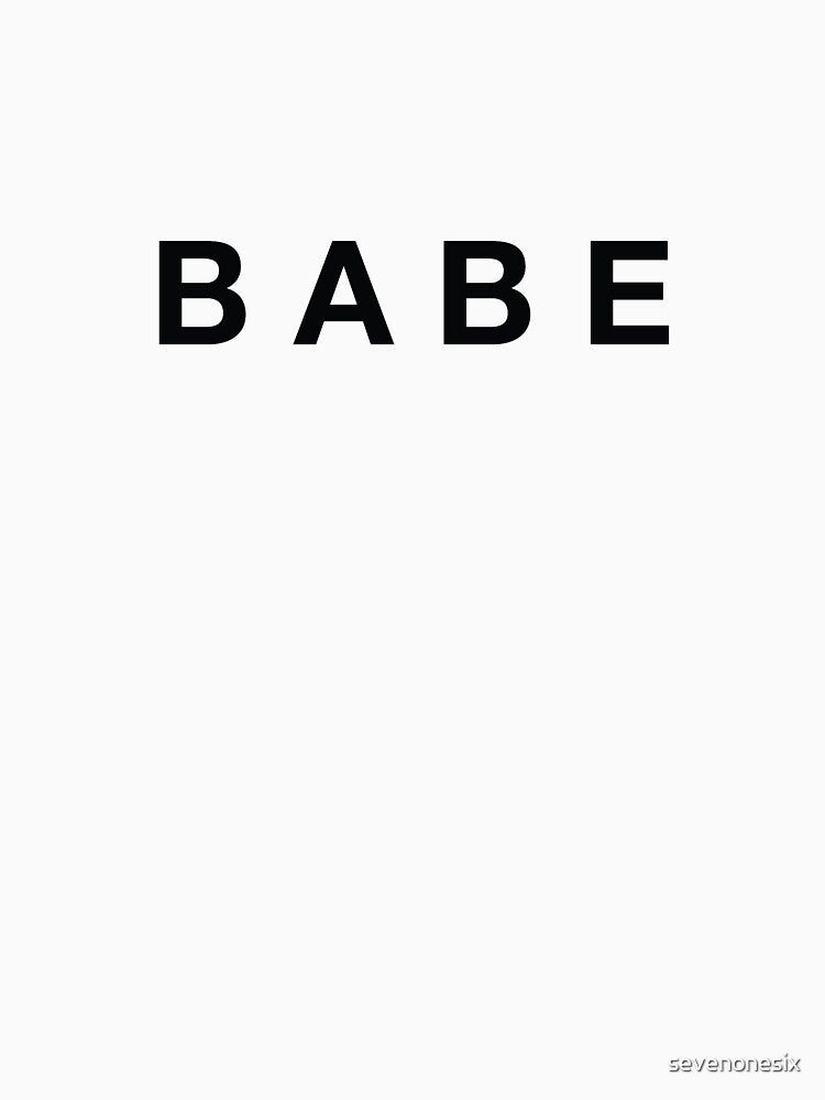 Babe Large by sevenonesix