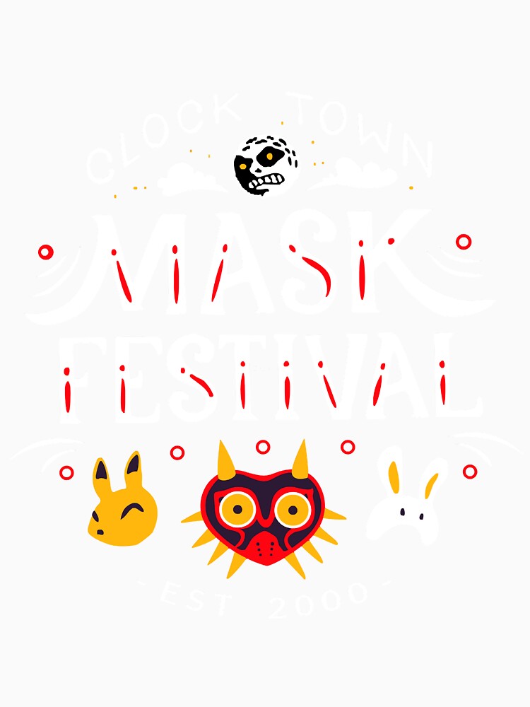 Clock Town Mask Festival - Black by MinisTaver