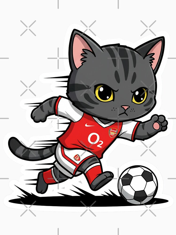 Arsenal Football Club - Thierry Henry Cat by ArsyArt