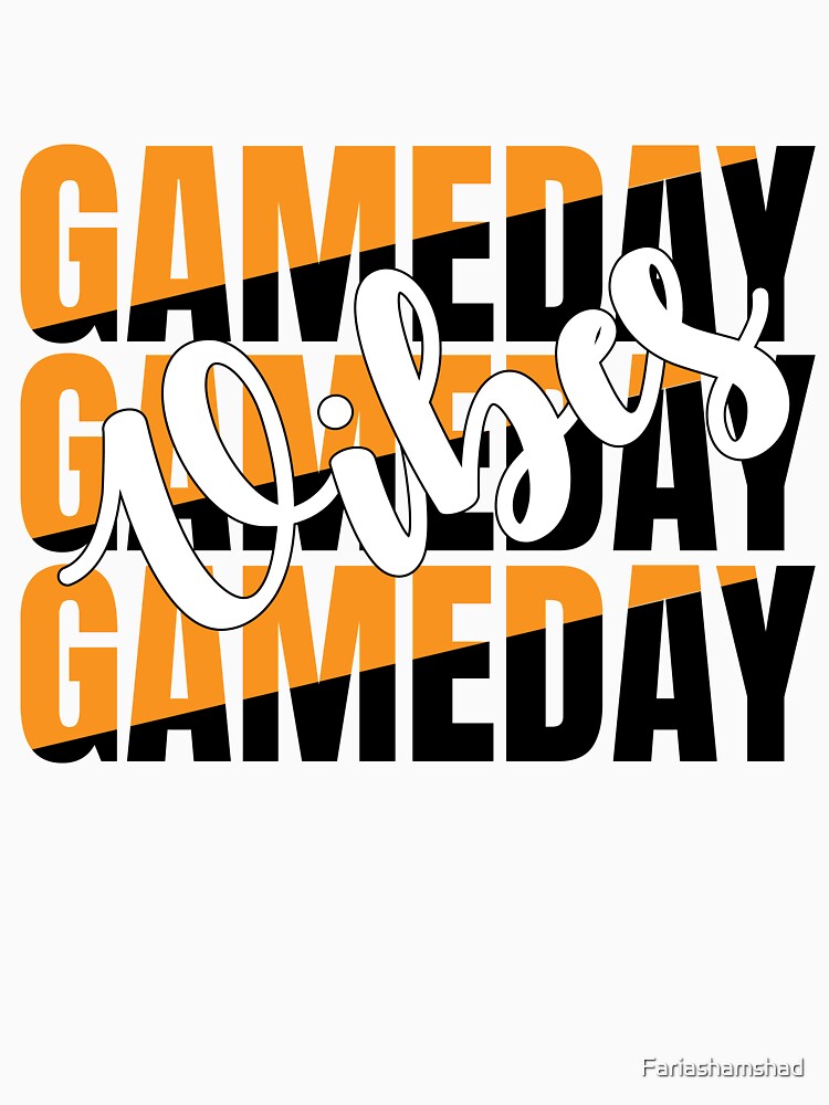 Gameday Vibes T-Shirt – Retro Sports & Gaming Tee for Fans and Players by Fariashamshad