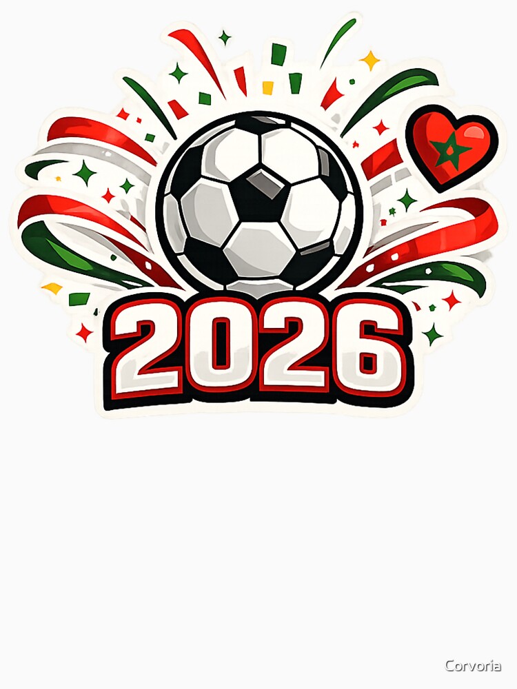 Morocco 2026 Soccer Fan Badge by Corvoria