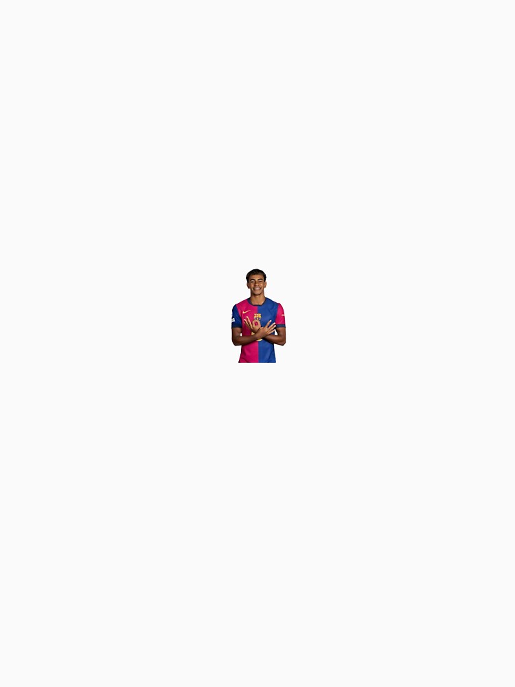 Illustration of a young Barcelona football star by BismArtStudio
