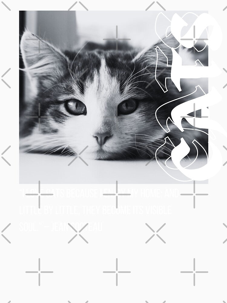 Cats with a Quote Streetwear Inspired with White Colored Font Design by quinellie