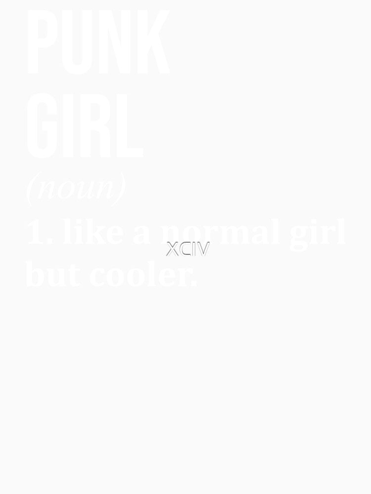 Punk Girl Definition Punk for Women by XCIV