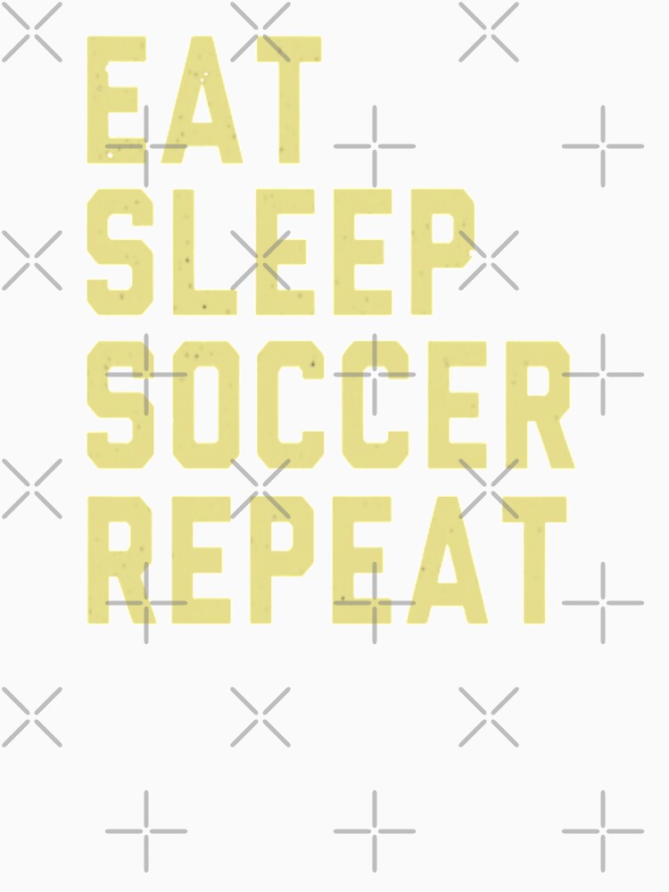 Eat Sleep Soccer Repeat Cool Vintage  Soccer Player Gift by AYACHI90