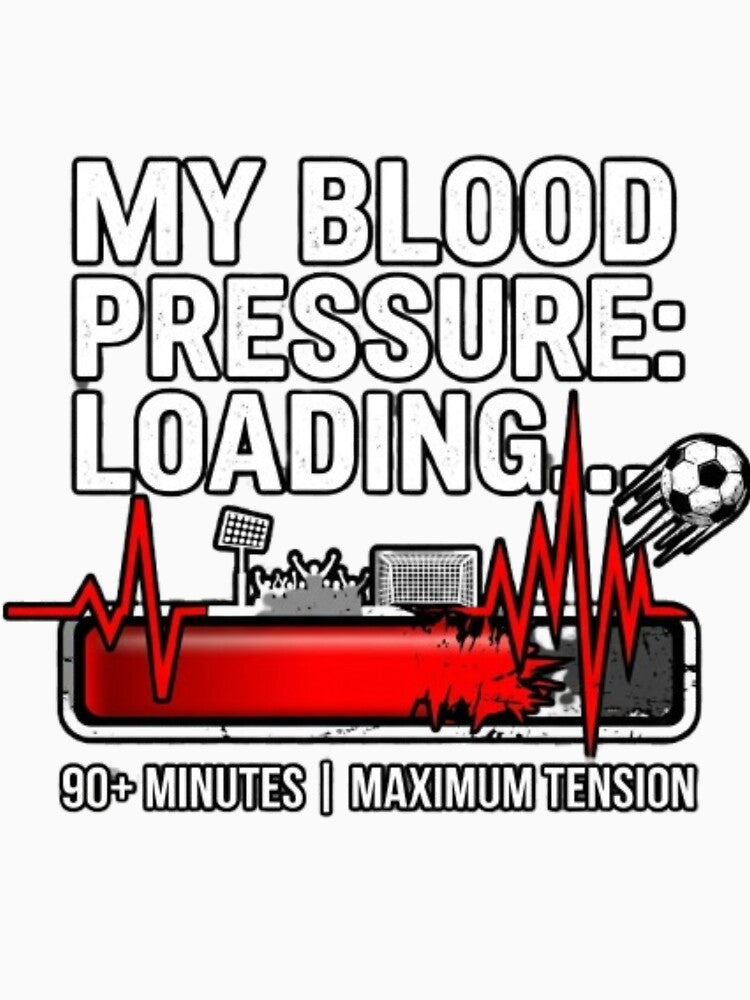 My Blood Pressure Loading Football Fan by COBRO77