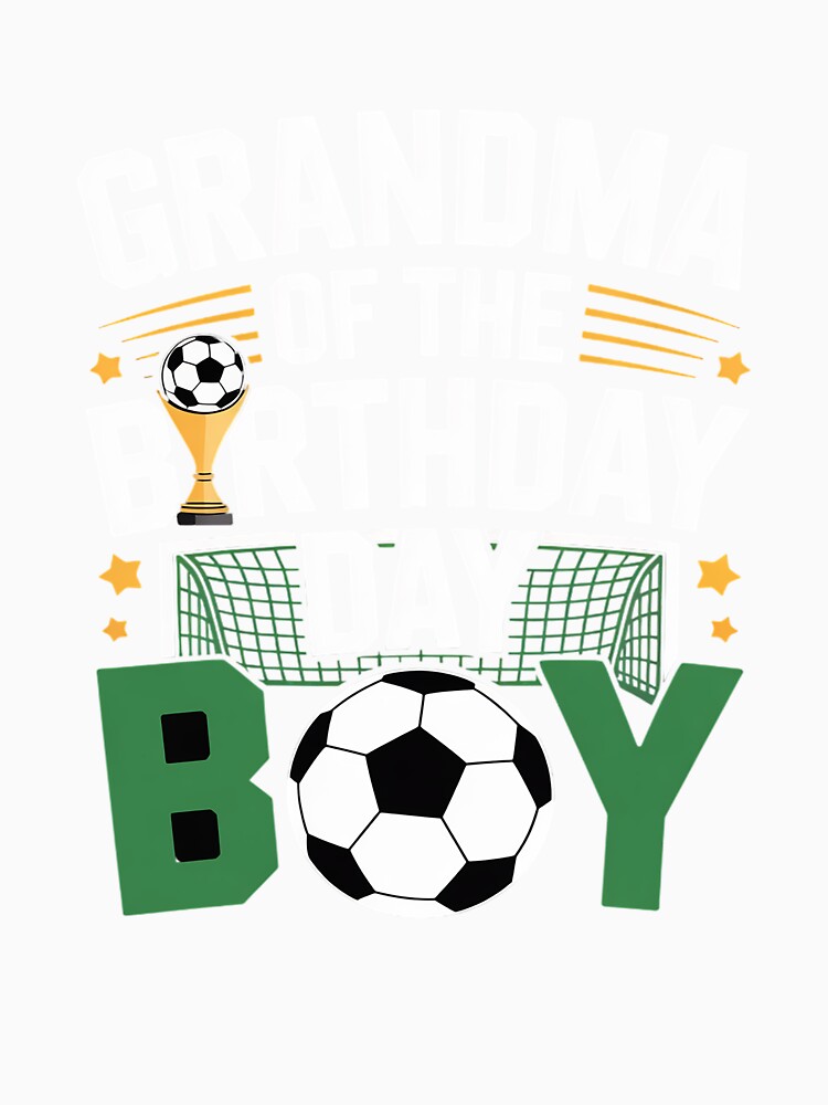 Soccer Grandma Birthday Boy Party Soccer Family Matching by fferomananul