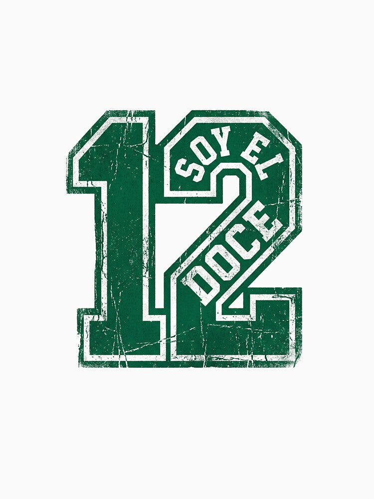 Soy El Doce The 12th Man Mexican Fan Soccer Pride by PictoVibe