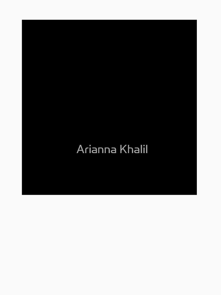 Solid Black by Arianna Khalil