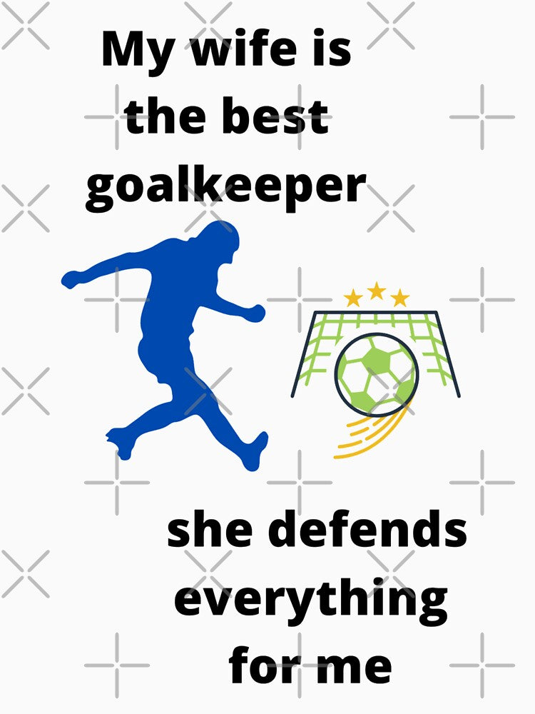 Goalkeeper,Soccer,Wife,Ball,Saves,Defense. by LjuboDesign