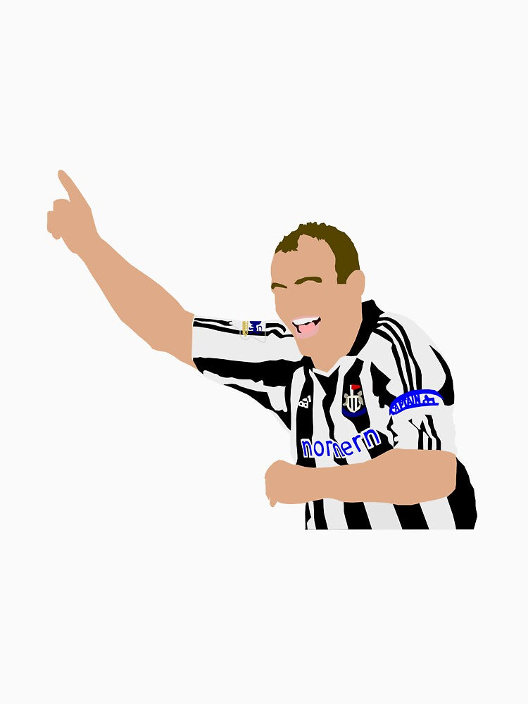 Alan Shearer Iconic Goal Celebration by ImpresionPrint