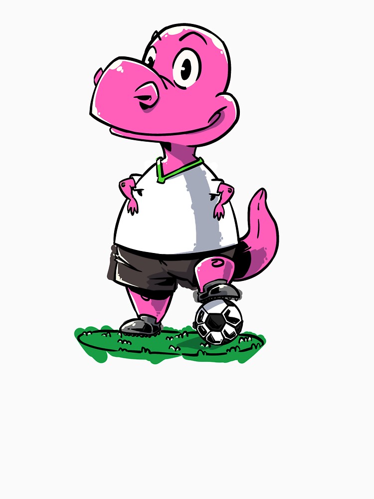 Soccer Dinosaur Girl by iHeartDinosaurs