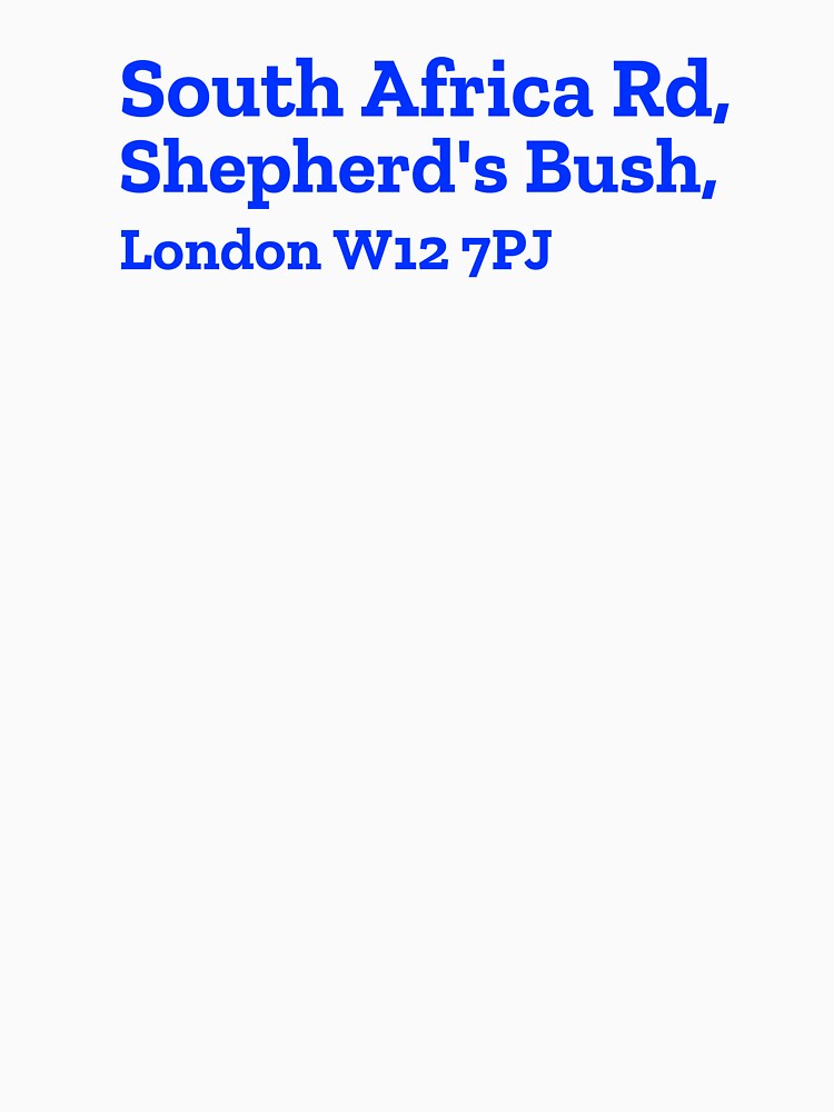 QPR Stadium Address by The Chuck Wagon