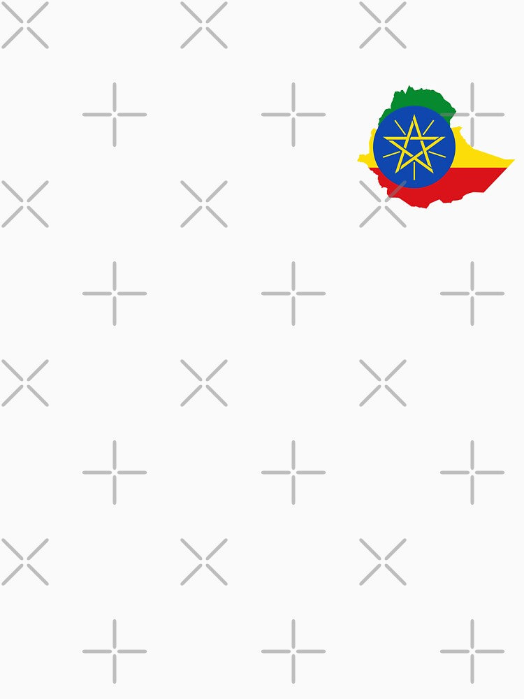 Flag Map of Ethiopia by feether-store