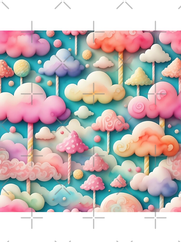 Cotton Candy Cloud by Printsalotl