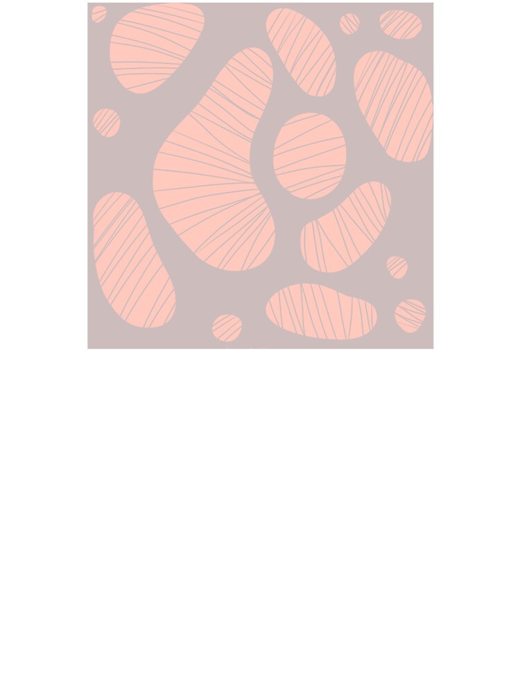 Abstract bean shapes by Julia Hrozian