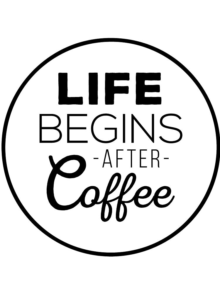 Life Begins After Coffee T-Shirt for Men and Women by AllStarMerch