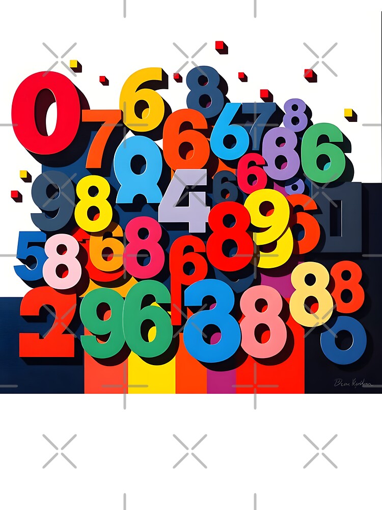 Numbers 5 by HebaRK Studio