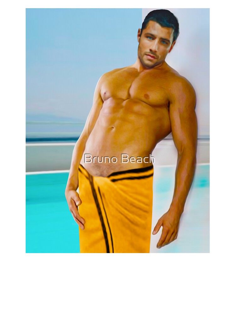 Athletic guy at the pool by Bruno Beach