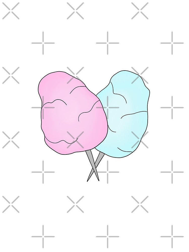 Pink and Blue Cotton Candy by jadydesigns