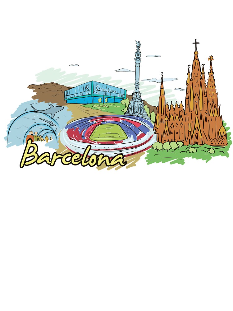Barcelona Spain - Beautiful Places Around The World by Ding-One
