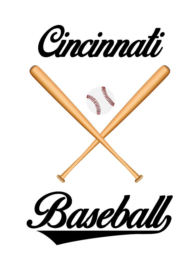 Cincinnati Baseball T-Shirt for Men and Women by AllStarMerch