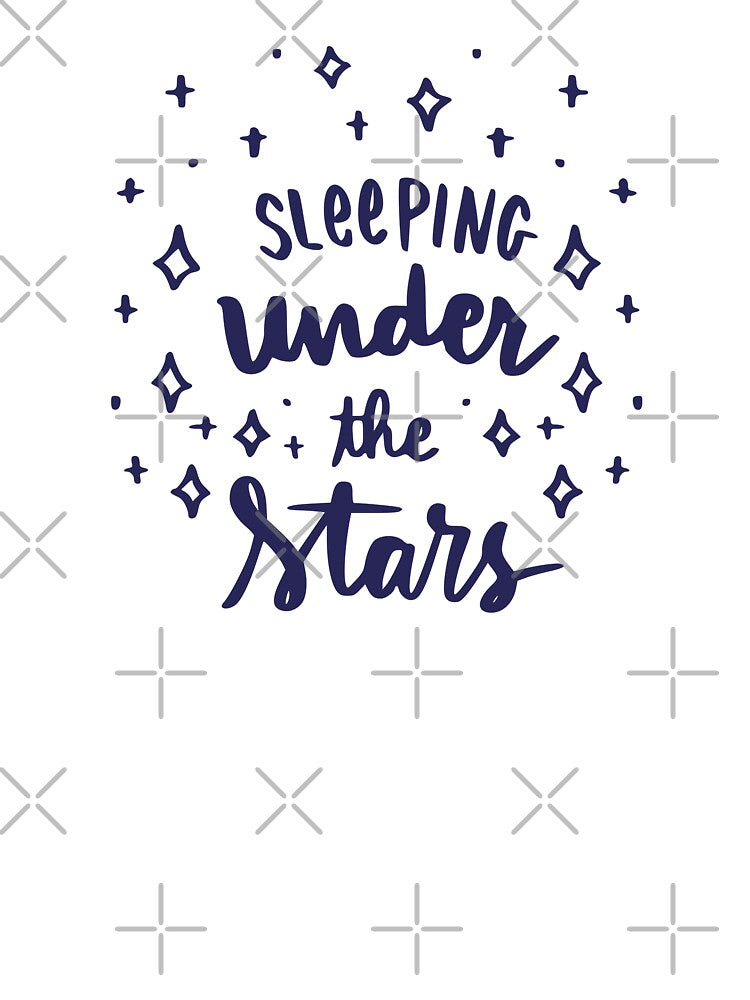 Women Adventure Sleeping Under the Stars Unisex T-Shirt by MPDesignStudio