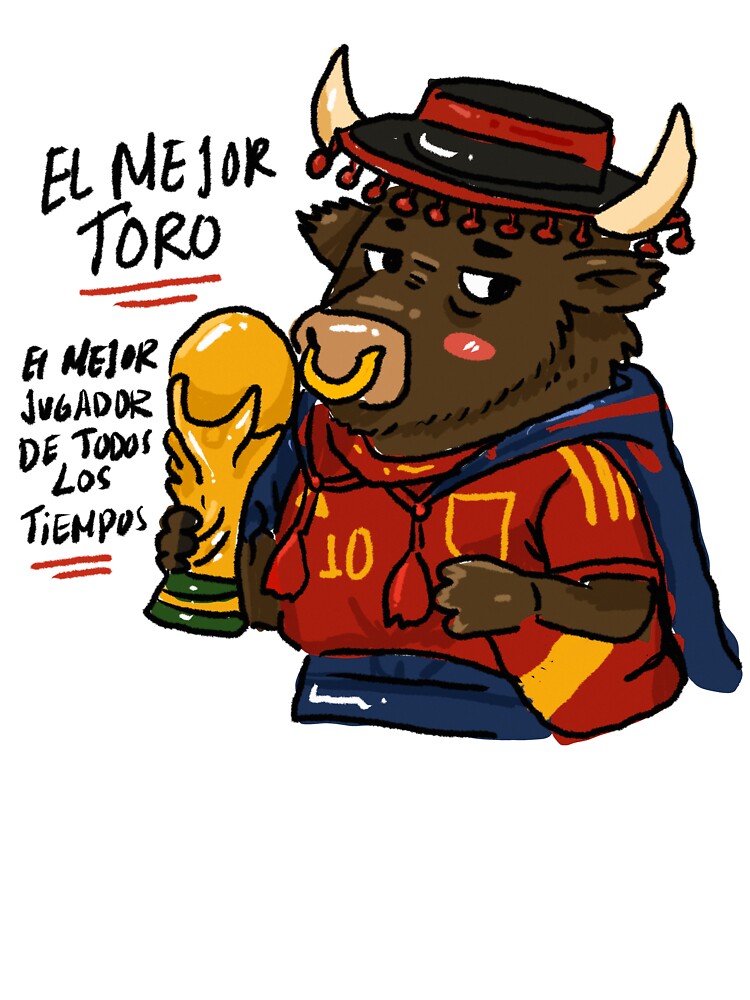 Awkward Animal Hat Club – El Mejor Toro | Spain Football Legend by chupichapa