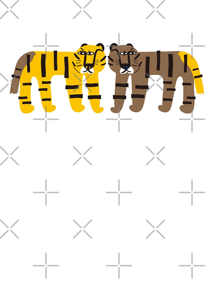friendly tigers by penode