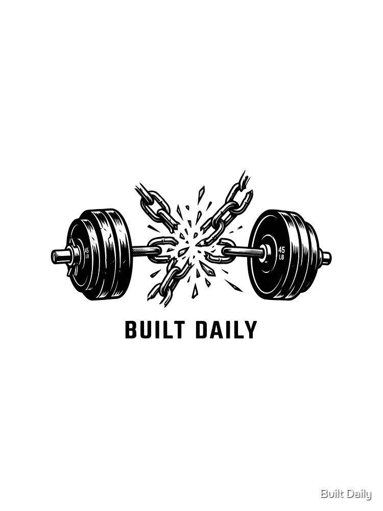Break Your Limits Barbell Fitness Graphic by Built Daily