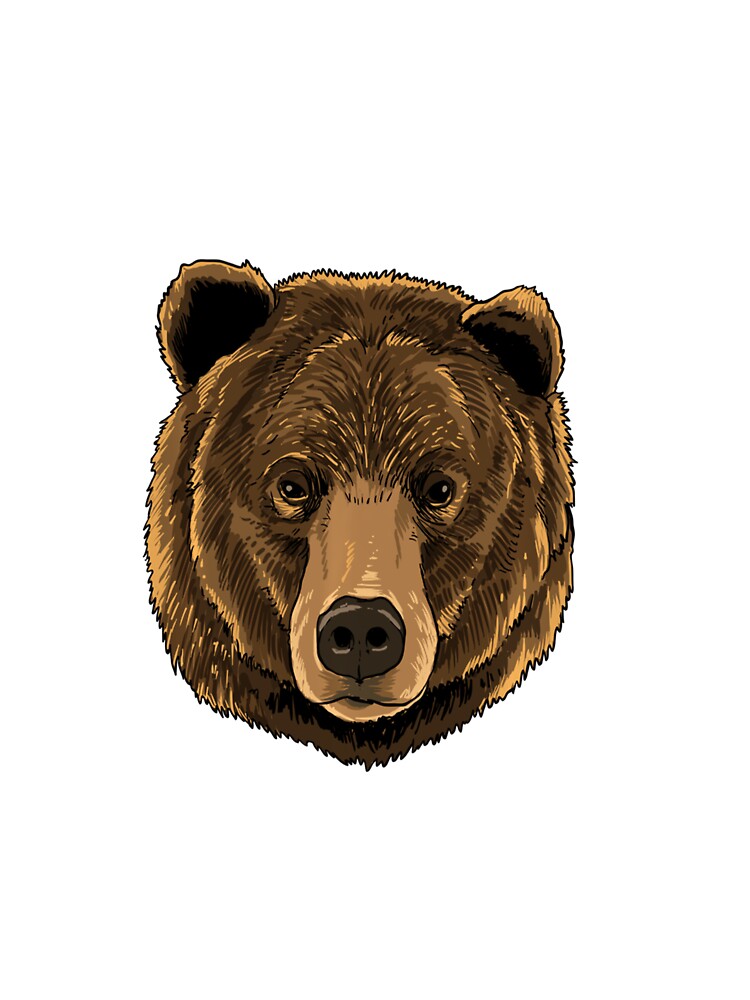 Bear Head Cute Bear Lover Women by FashionistaBass
